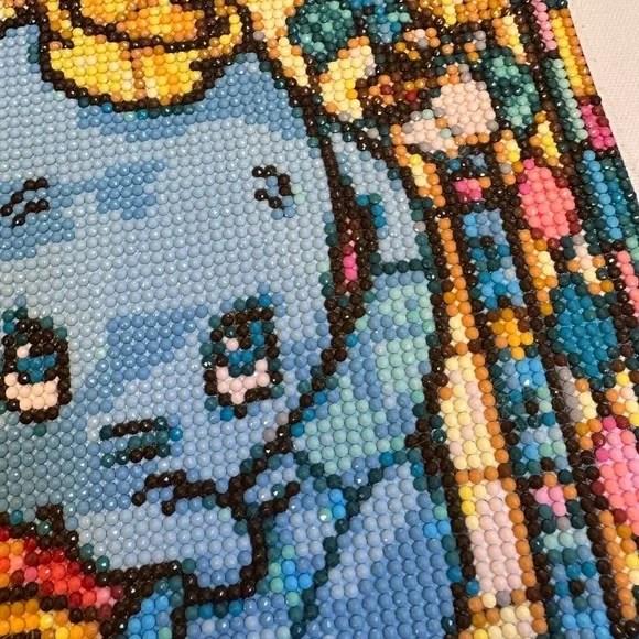 Dumbo Stained Glass Diamond Art - FINISHED - Picture 5 of 9